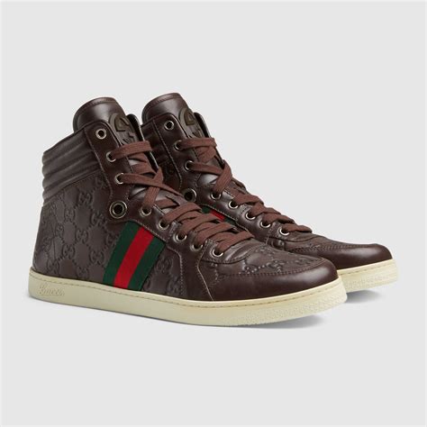 gucci sneaker herren|gucci men sneakers high top.